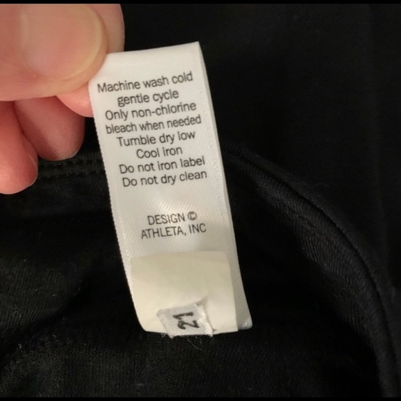 ATHLETA Beachcomber black high low skirt S - Picture 6 of 6